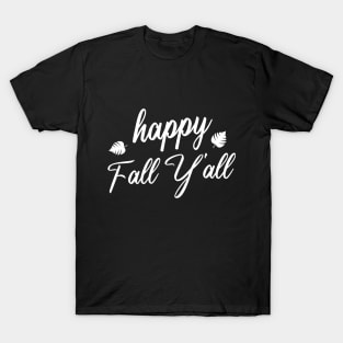 Happy Fall Y'all Halloween T-Shirt